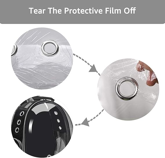 PawPuls Transparent Backpack