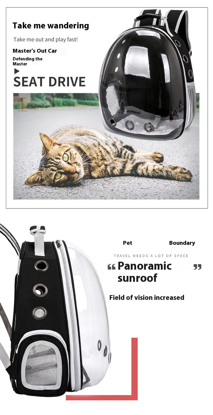 PawPuls Transparent Backpack